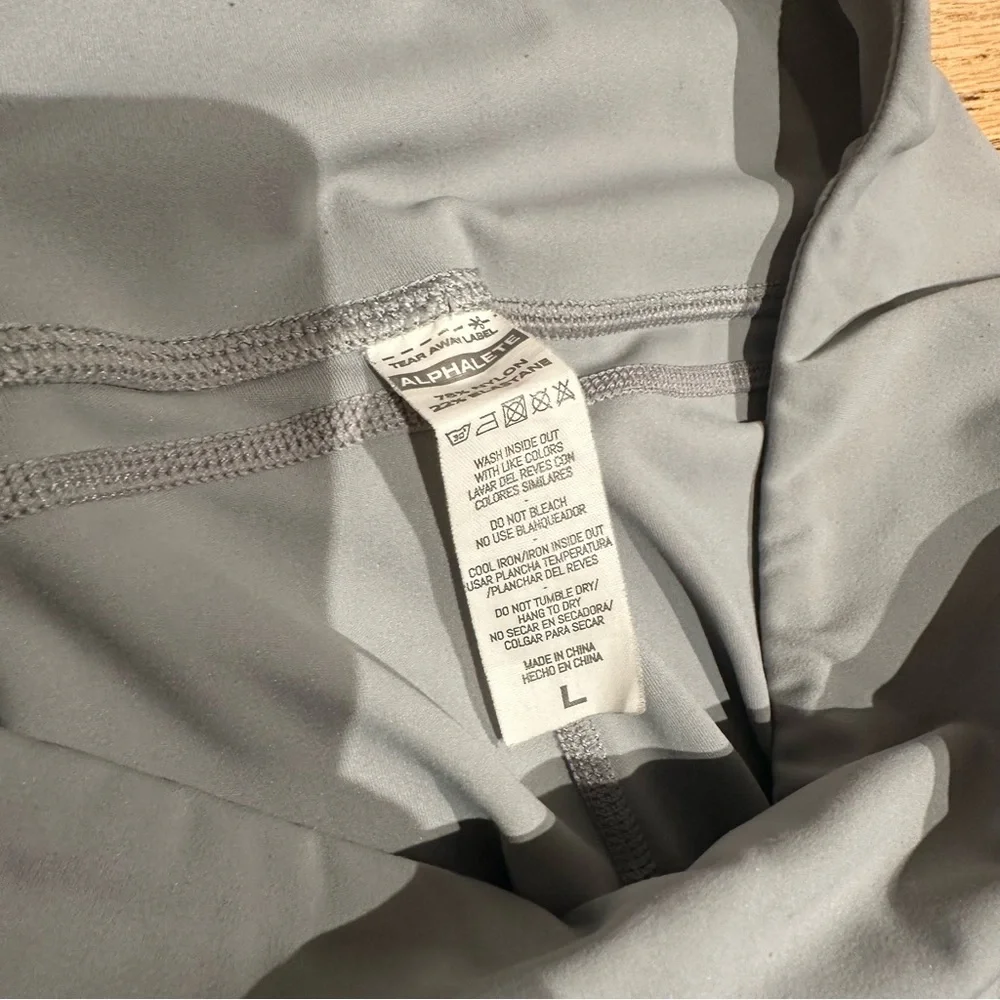 Alphalete Light Blue/Grey Leggings Womens Size‎ L